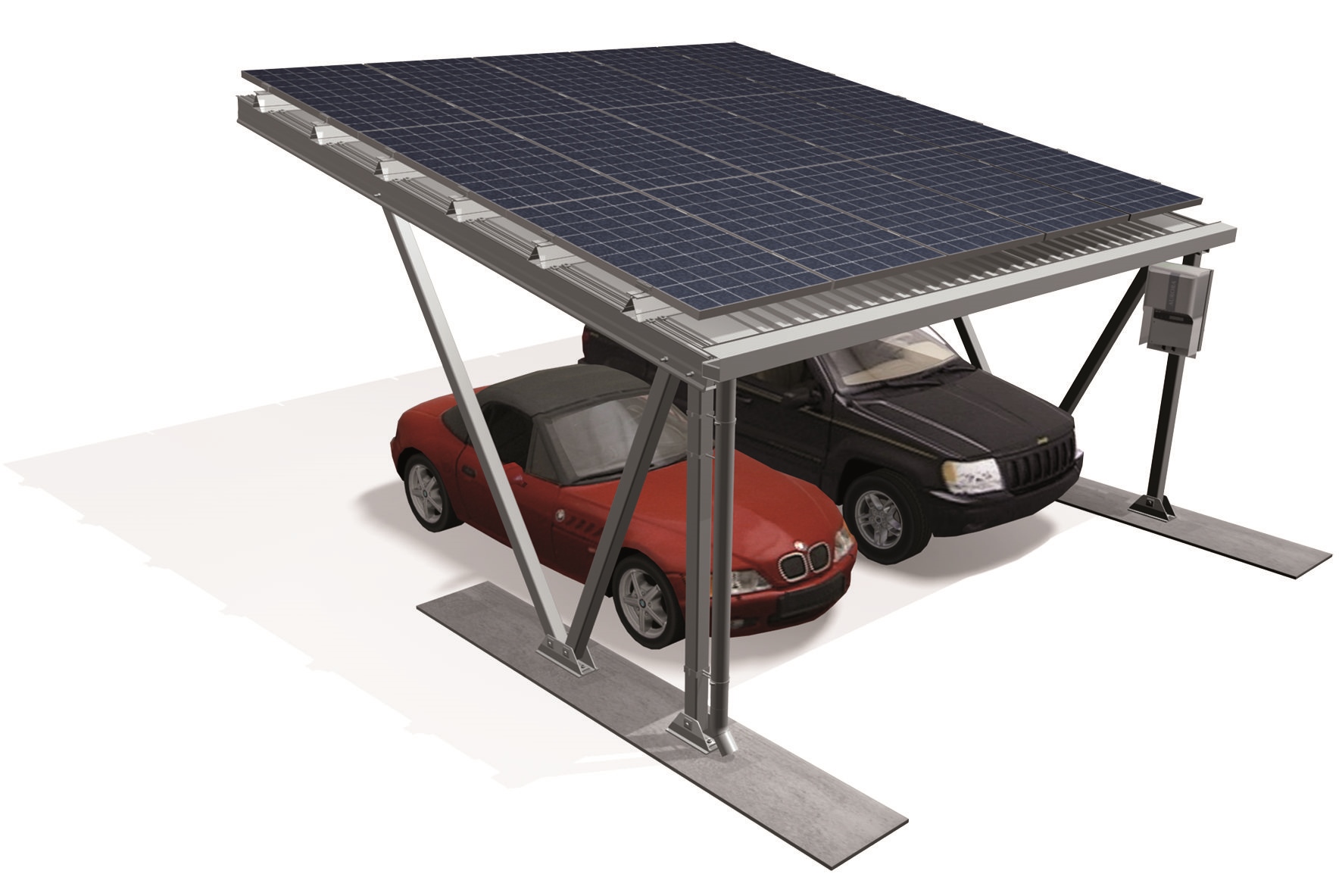 Solar PV Carport Mounting