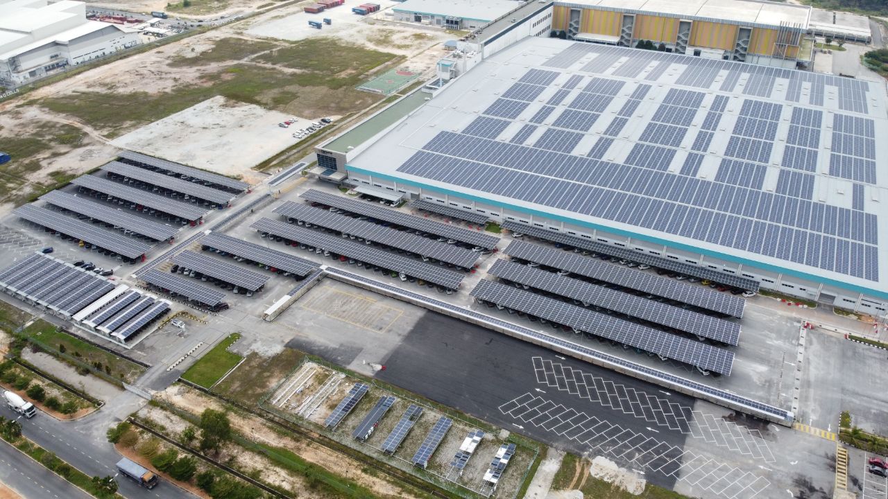 1.6MW Solar Carport Project in Malaysia 2019