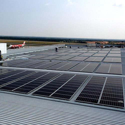  5,8 MW projet de toit en tôle solaire en malaisie 2016 
