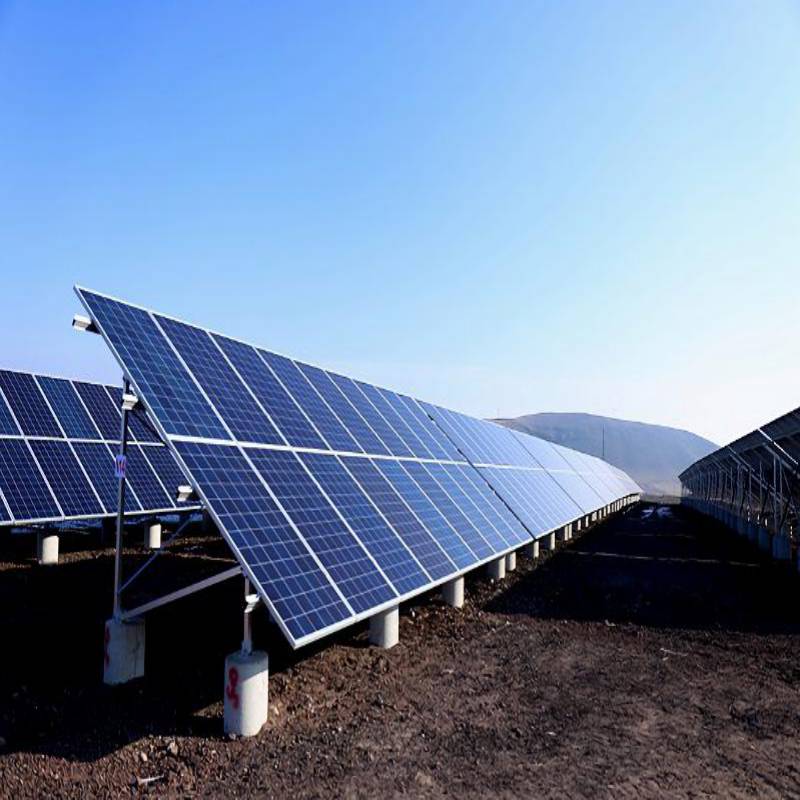  1MW projet de montage solaire au sol en arménie 2019 