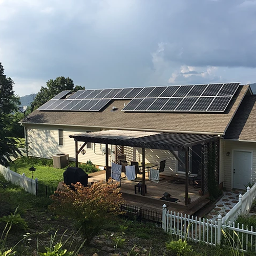  1,05 MW projet de toiture en tuiles solaires en france 2017 